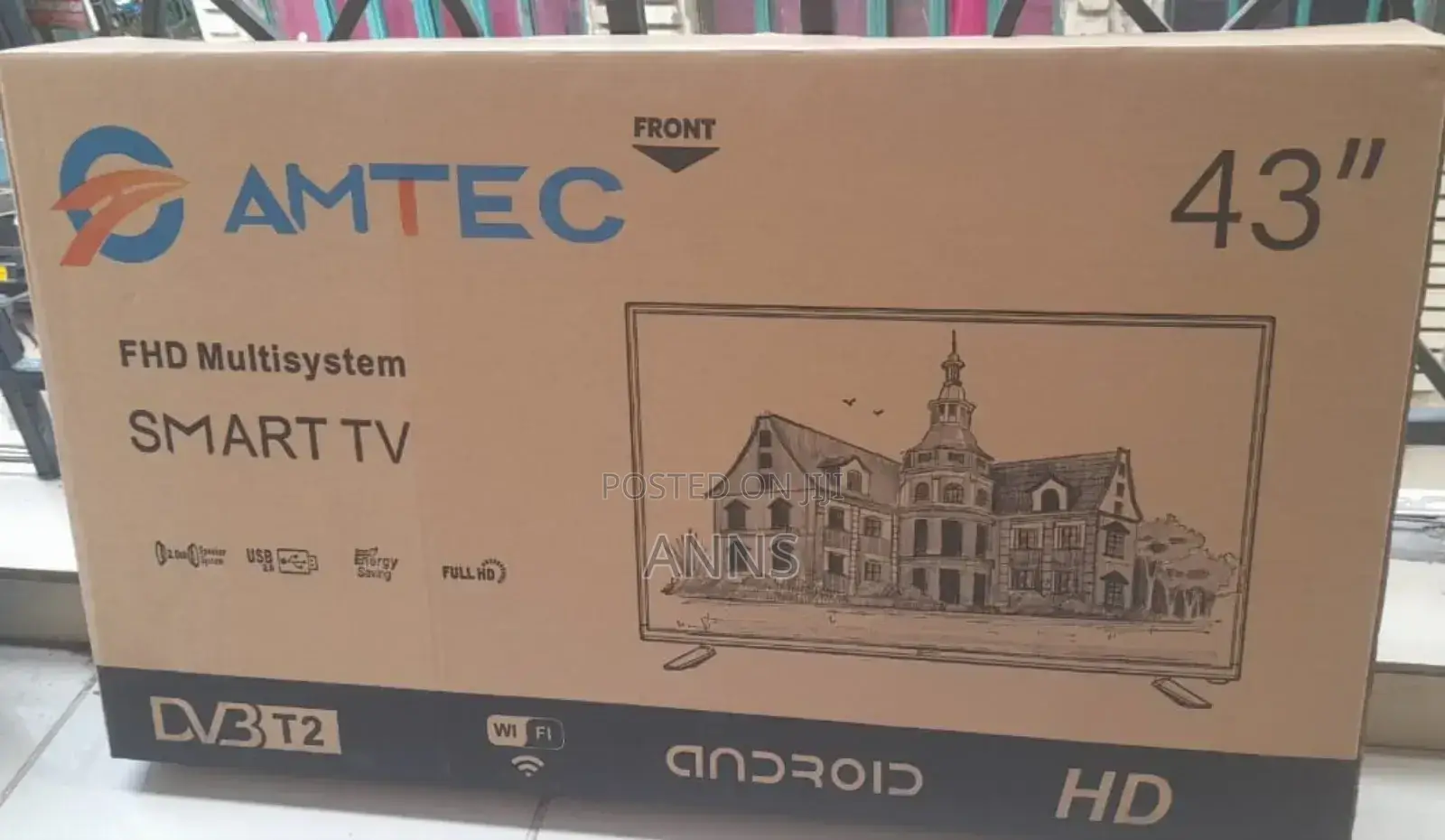 Amtec 43" Smart Frameless Television
