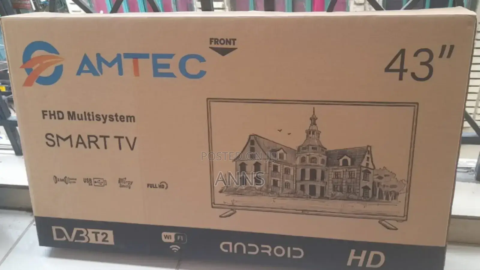 Amtec 43" Smart Frameless Television