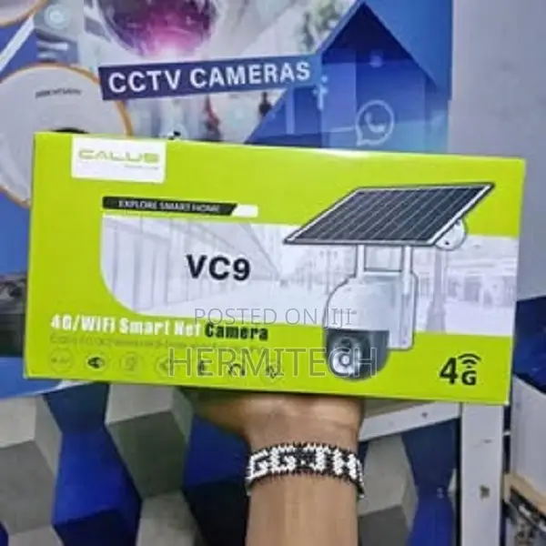 PTZ 360 Degree Pan, Tilt Rotating 4G Solar Powered CCTV