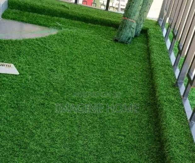 Front Balcony Home Decor Green Grass Carpet - main view