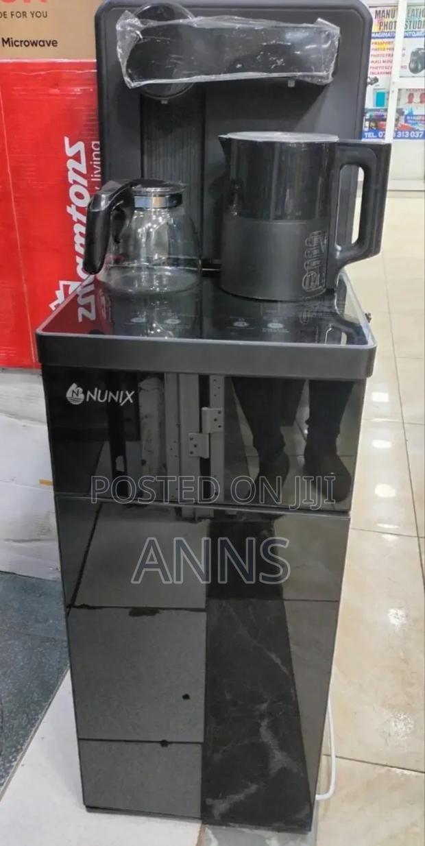 Black Hot Cold Nunix Bottomload Dispenser - main view