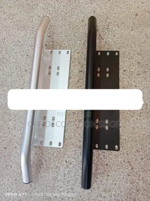 Sliver or Black Metallic Plate Holder With Fog Lights Holder