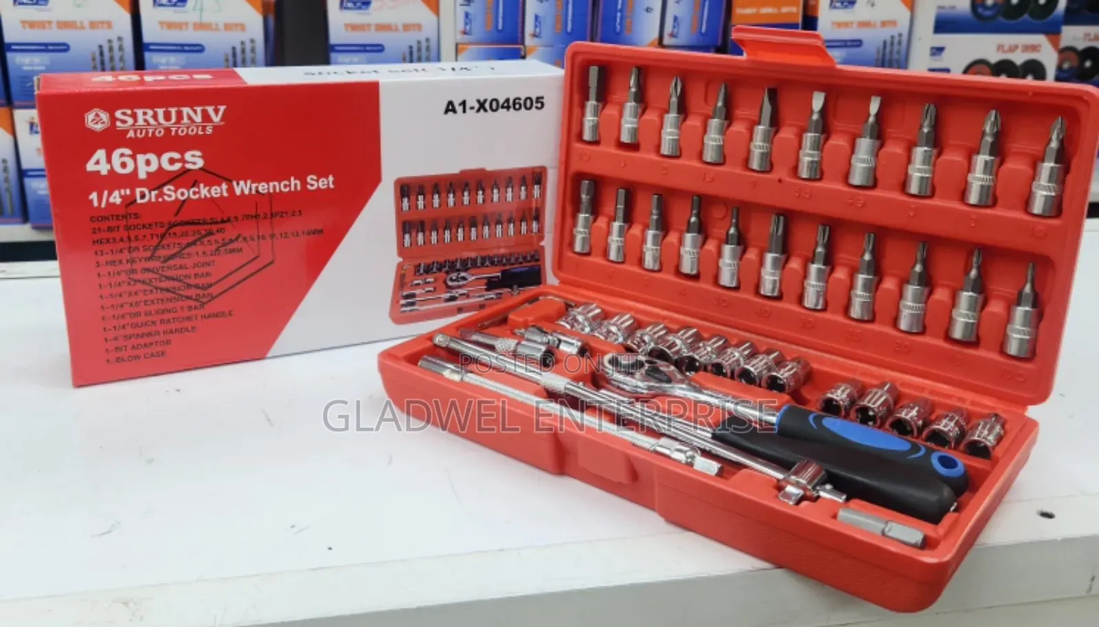 Socket Wrench Set 46pcs
