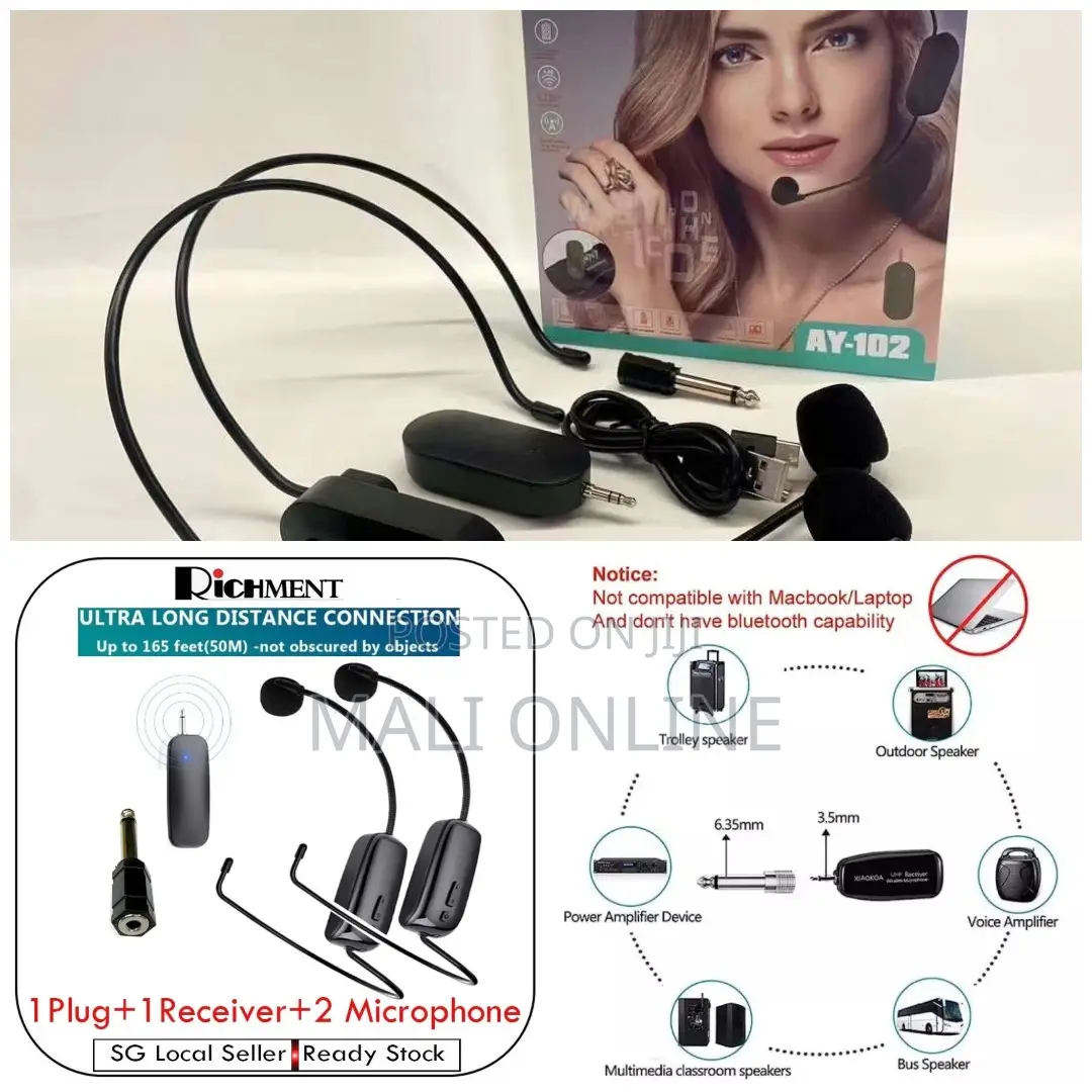 2-in-1 2.4G Loud Speaker Mic Wireless Microphone