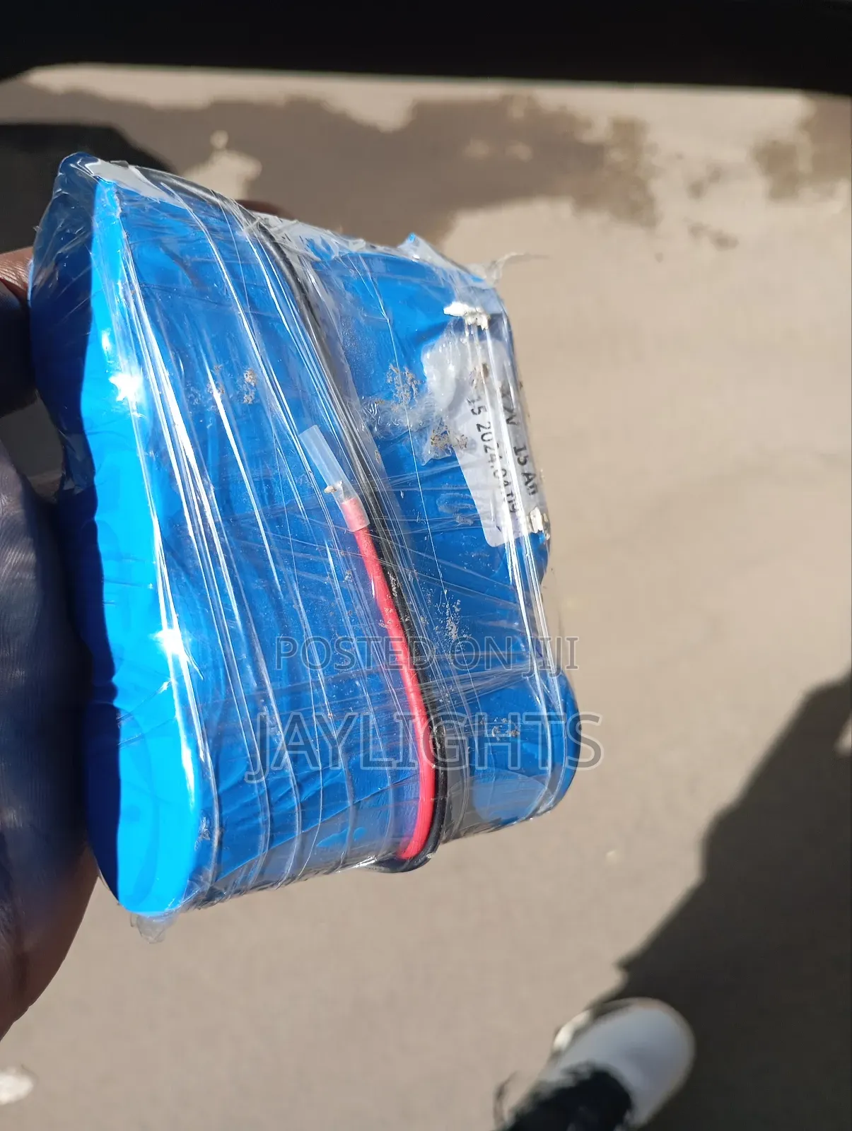 3 Pack 3.2V 15ah Solar Flood Light Battery