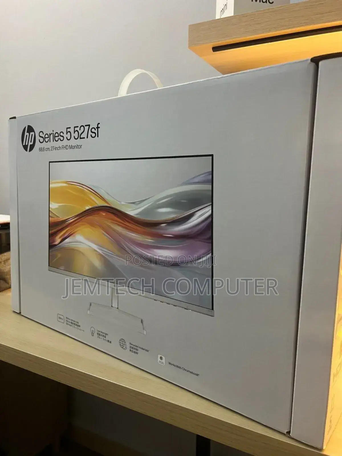 HP 527sf Series 5 27" FHD Monitor, Black Color,