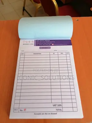 Custom-Printed Invoice Notes