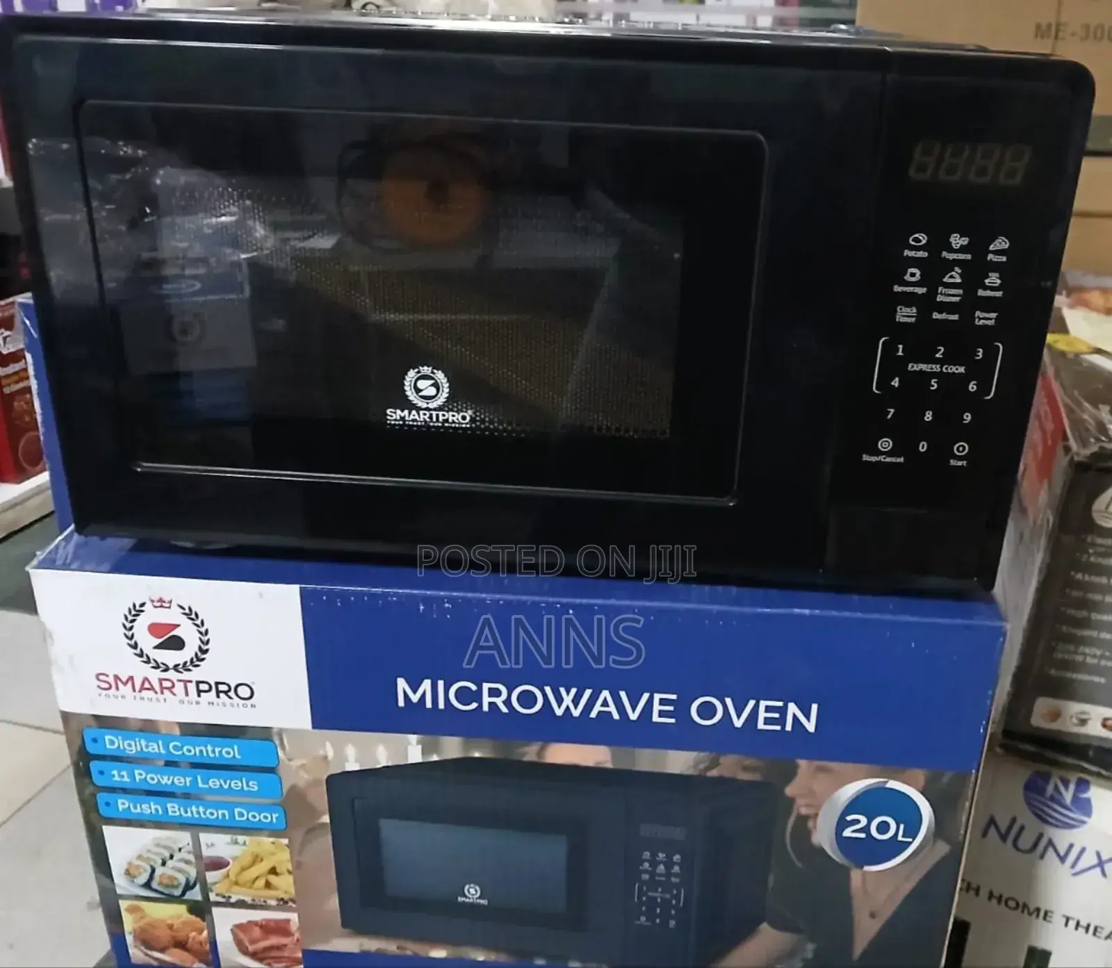 Smart Pro 20L ~ Black Microwave Oven