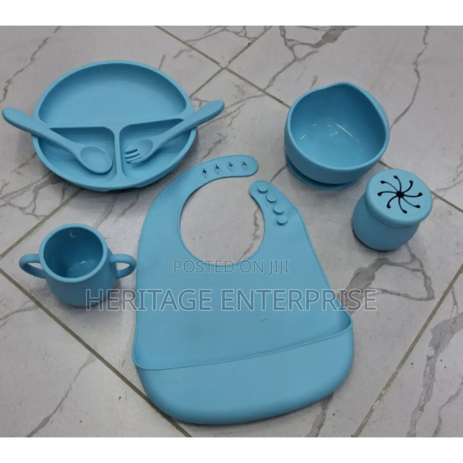 Silicone Feeding Set - Multiple Colours