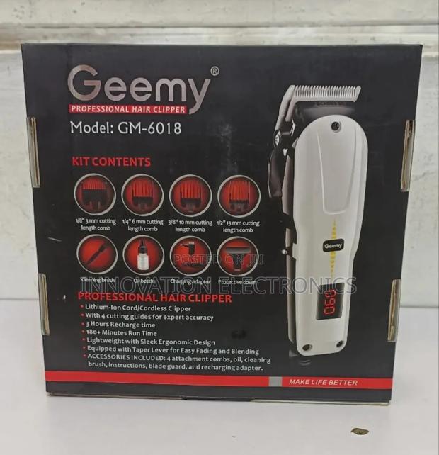 Cordless Rechargeable Geemy Shaver