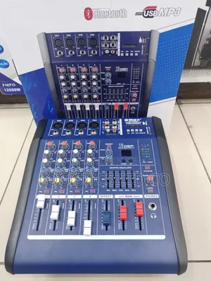 Omax 4 Channel Powered Mixer 2 Outputs Channels 1000watts