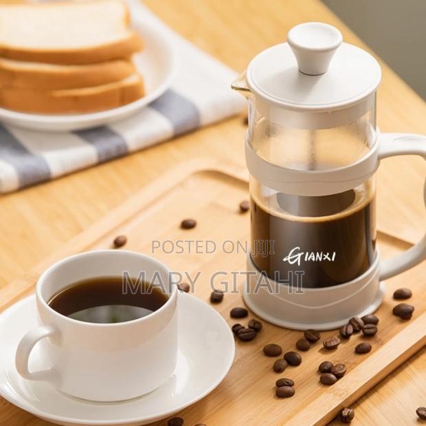 Stainless Steel Filter Heat Resistant Coffee Pot__