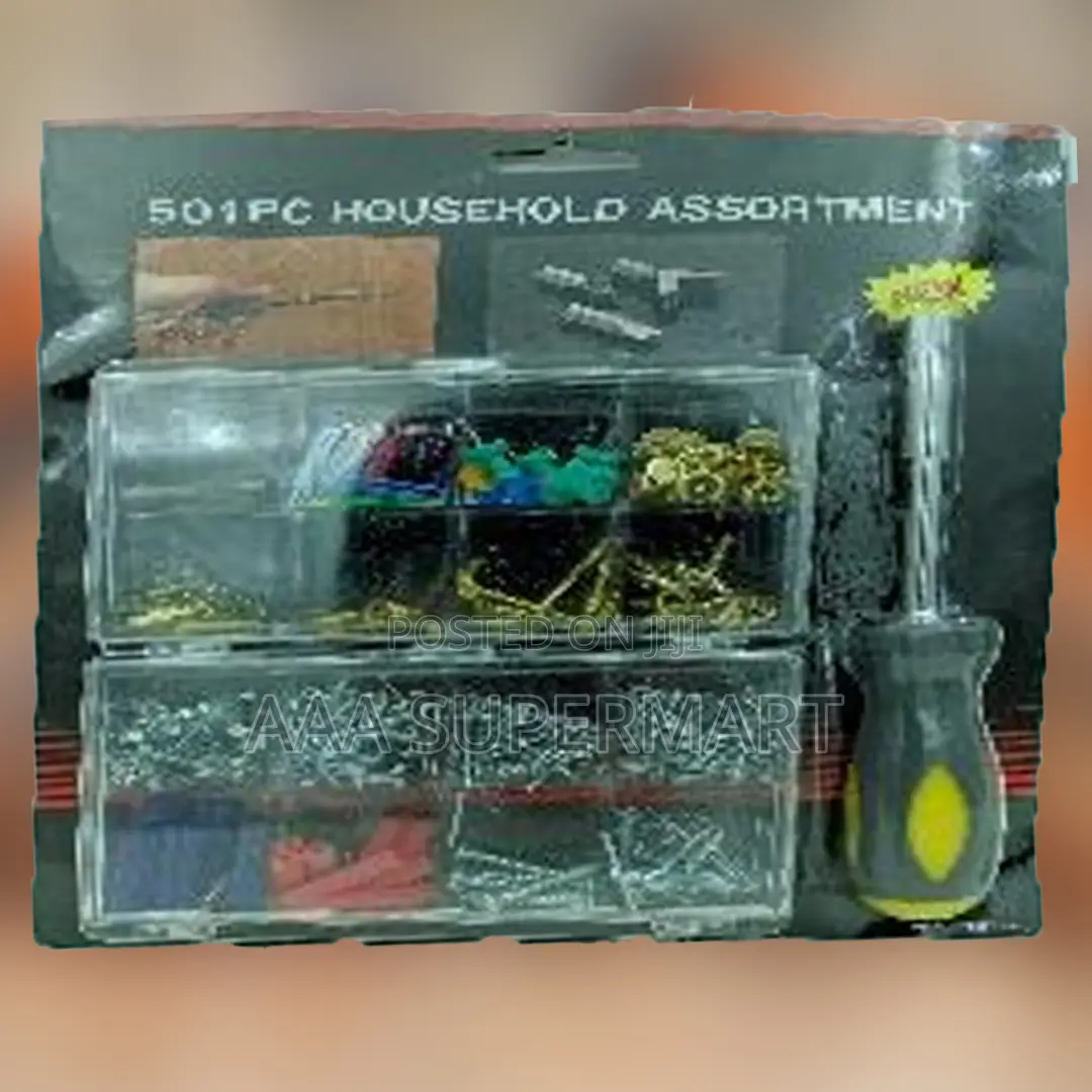 501 Household Assorted 
Nails and Tacks