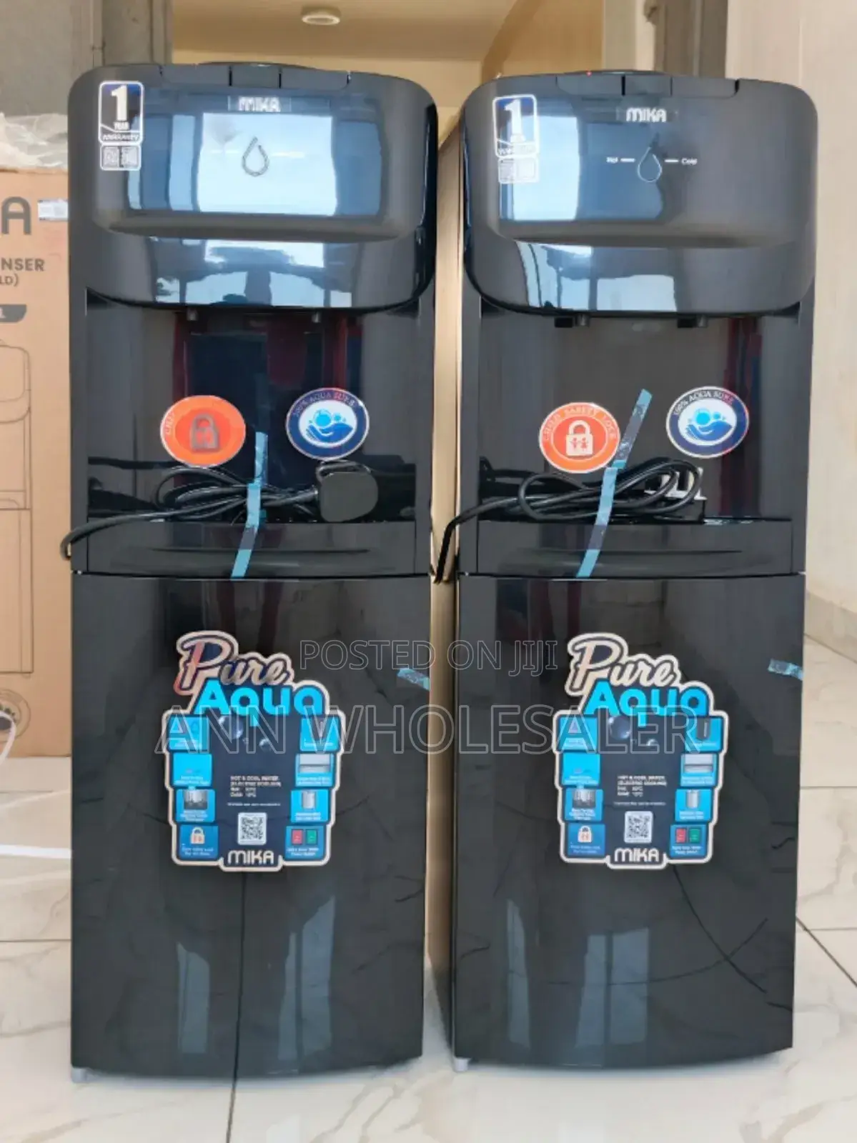 New Arrivals Black Mika Water Dispenser