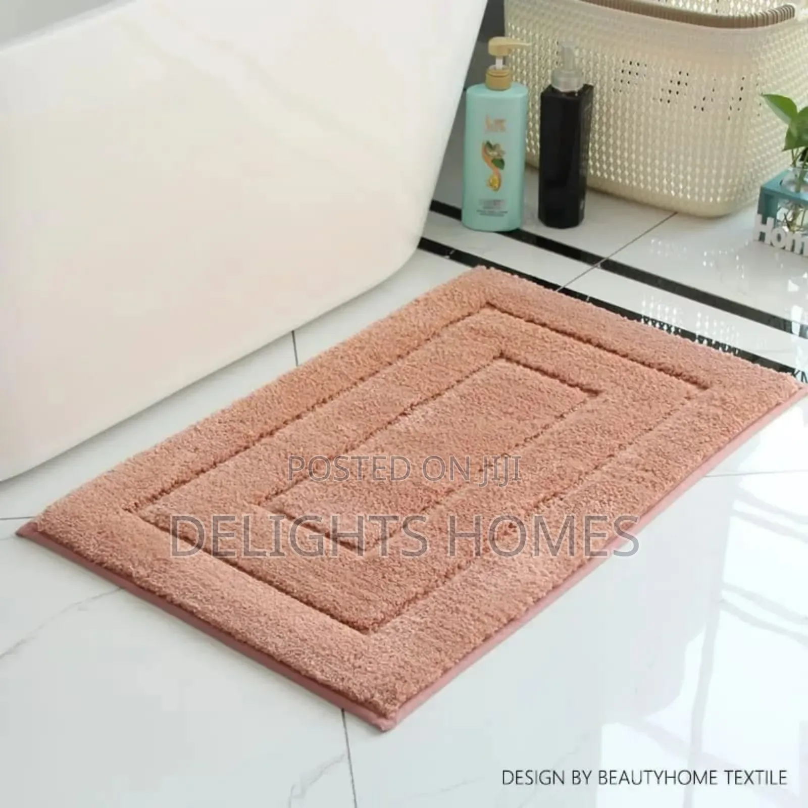 Flocking Bathroom Mats -Sk