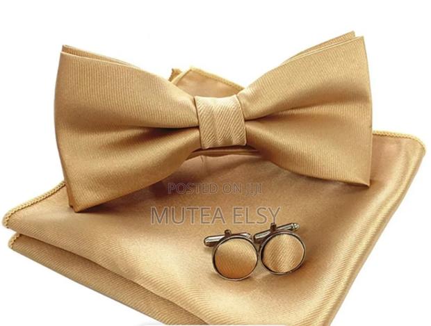 Coffee Brawn Light Brawn Normal Bowtie Sets - main view