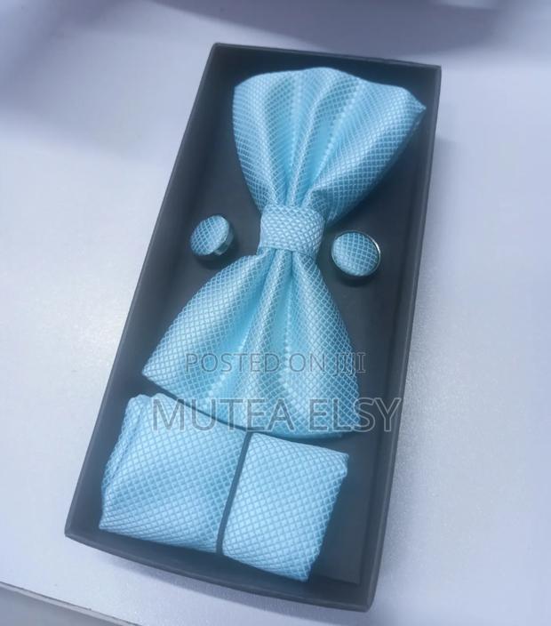 Skyblue Mint Green Normal Bowtie Sets - thumbnail 2