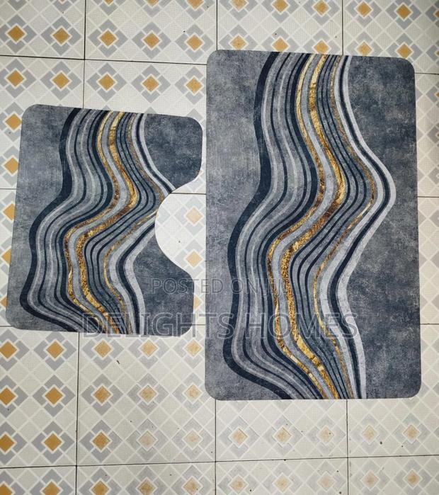 2pc Toilet Mat Sets -Sk - main view
