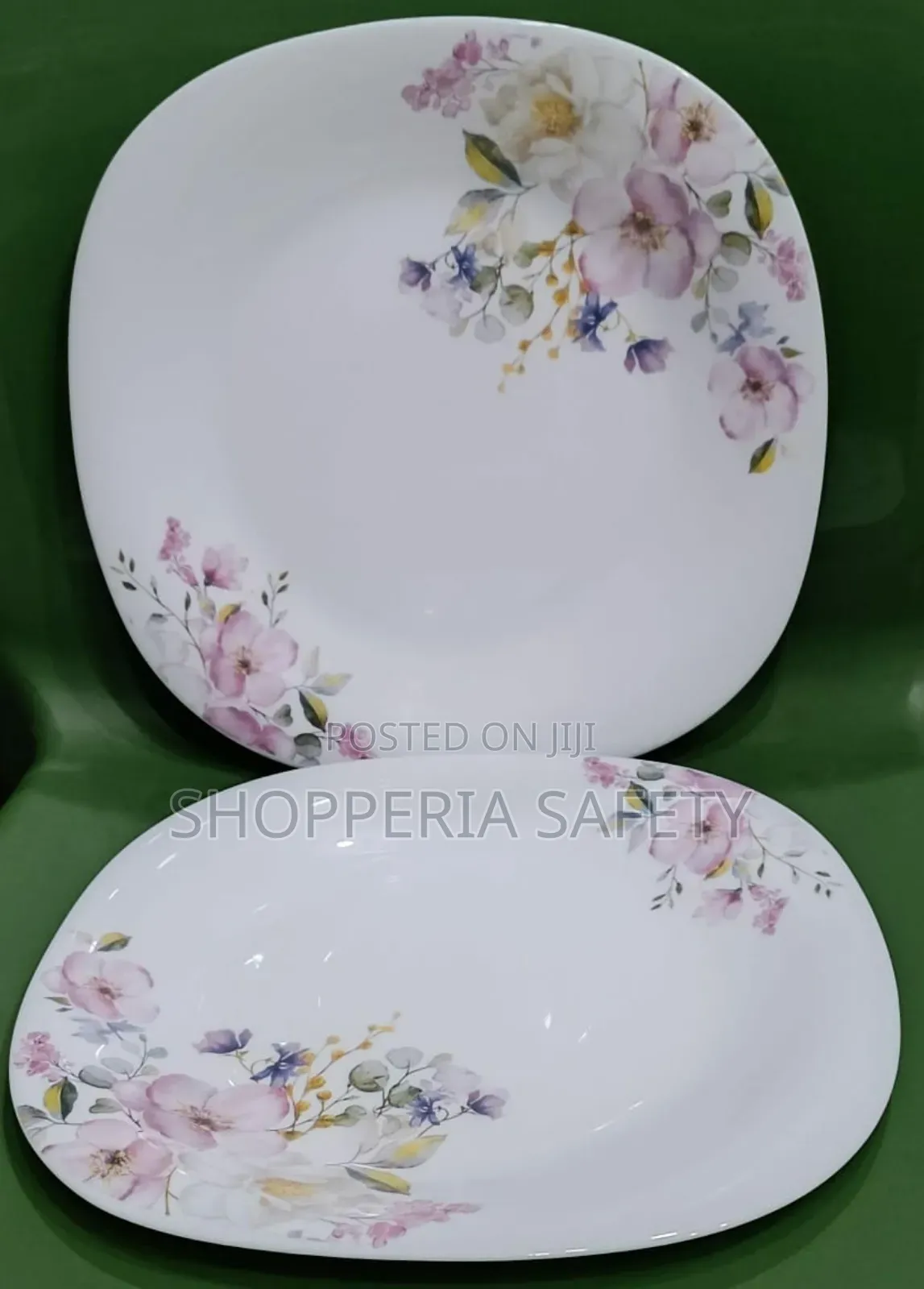 Floral Corner Luminarc Plates