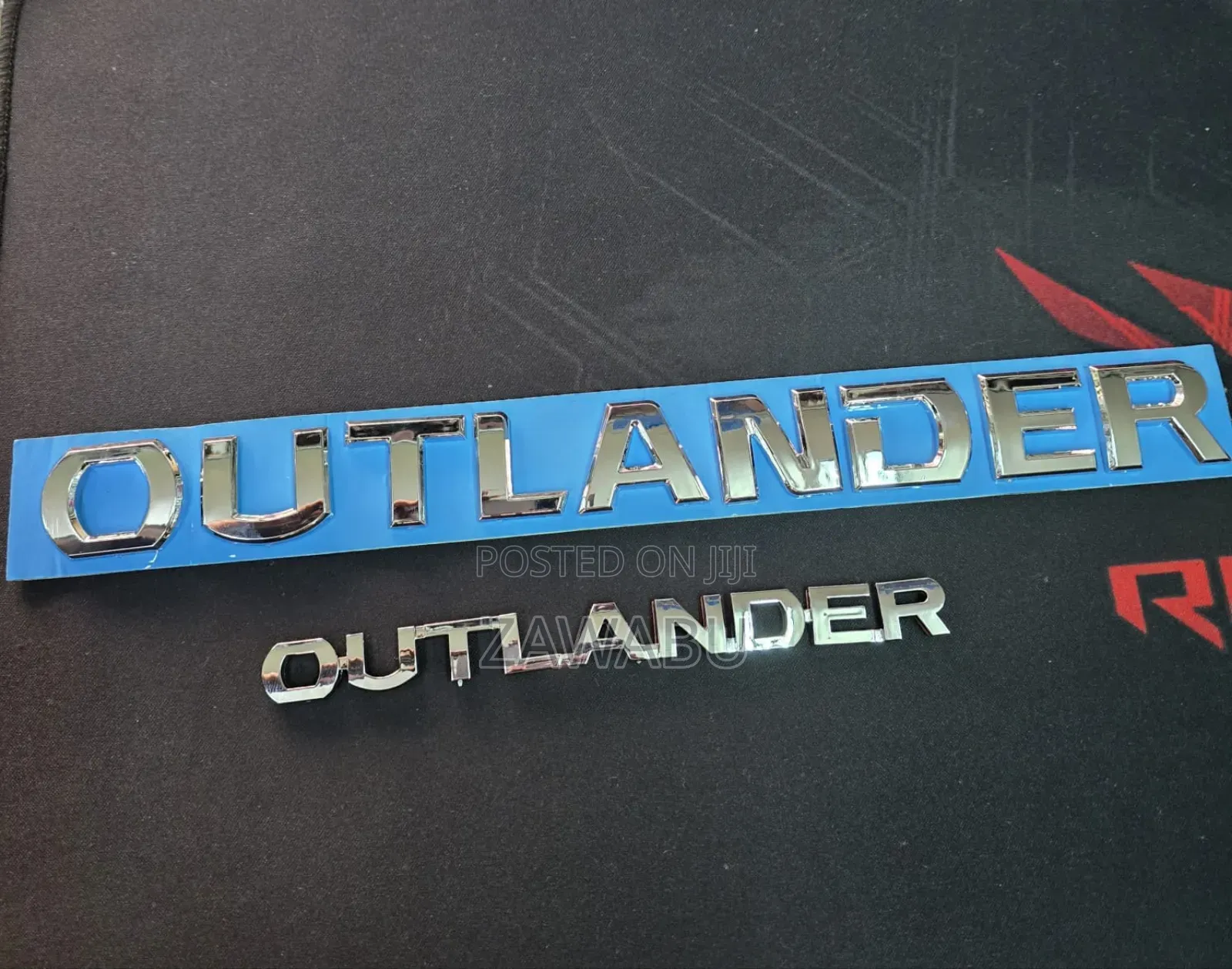 OUTLANDER Front Back Logo