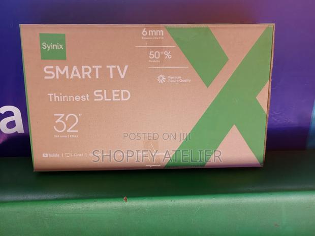 Synix 32" 6" Ultra Thin Slim Frameless Design - main view