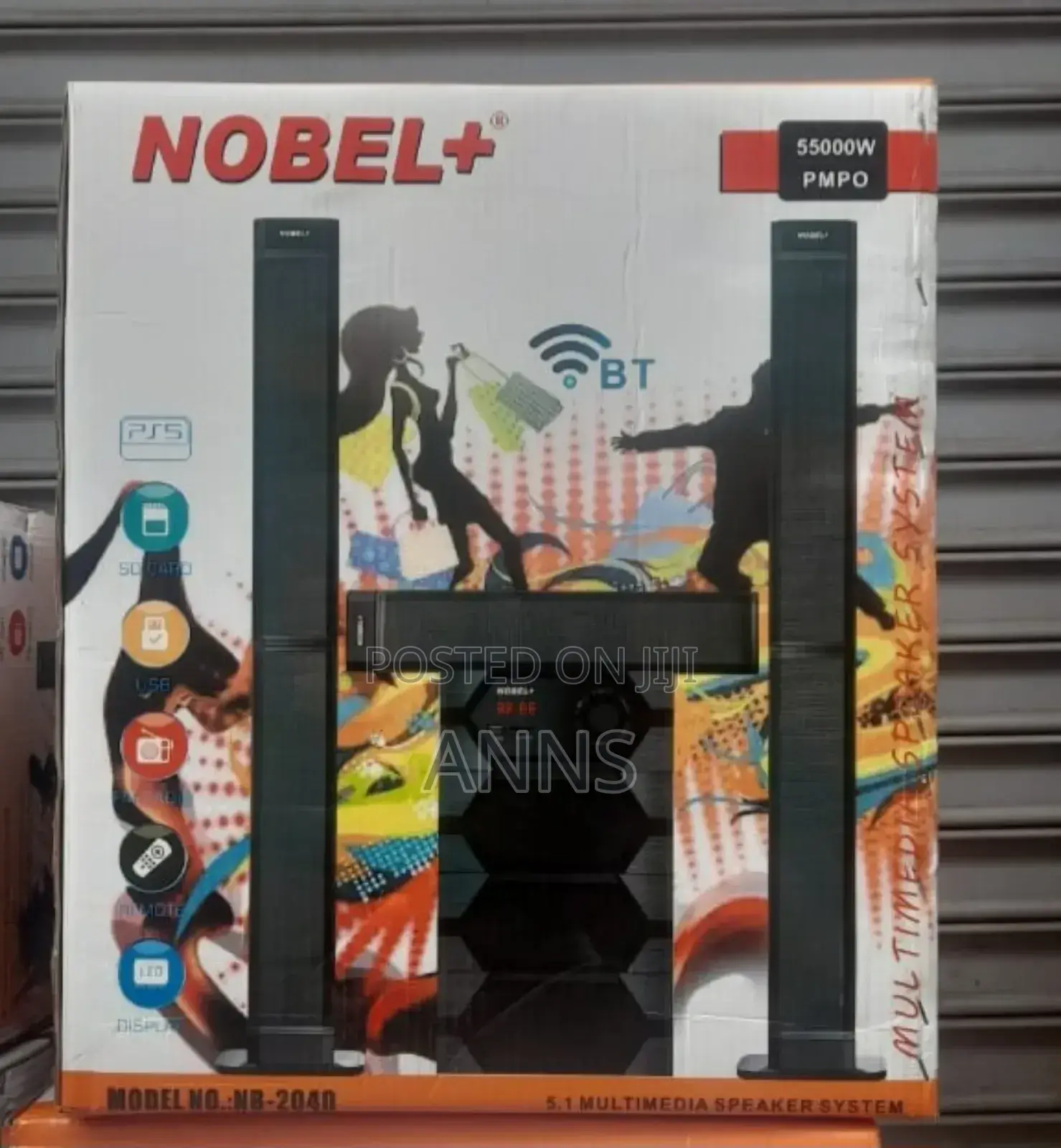 Nobel 5.1 Home Theatre Sound Woofer~ NB- 2040