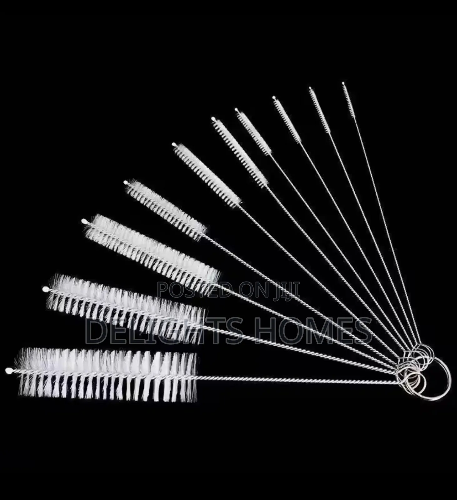 10pcs Drinking Straw Cleaning Brush Set-car