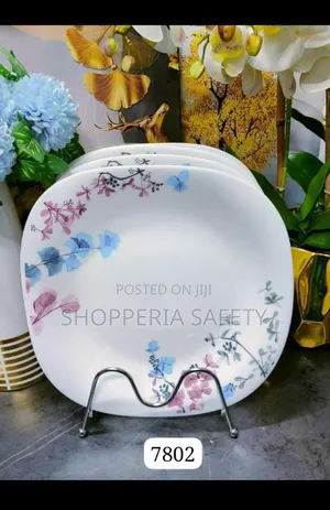 Flowered Plates Luminarc Plates
