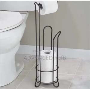Metallic Toilet Tissue Organizer Rack