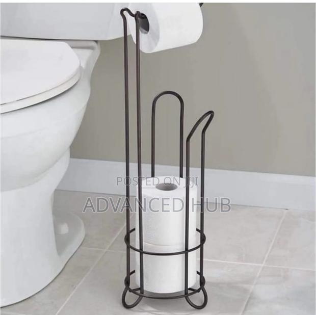 Metallic Toilet Tissue Organizer Rack - thumbnail 3