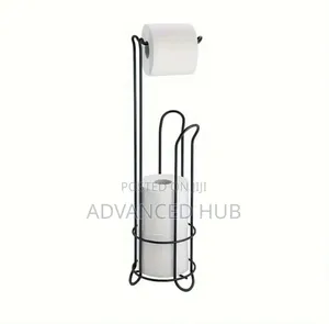 Metallic Toilet Tissue Organizer Rack