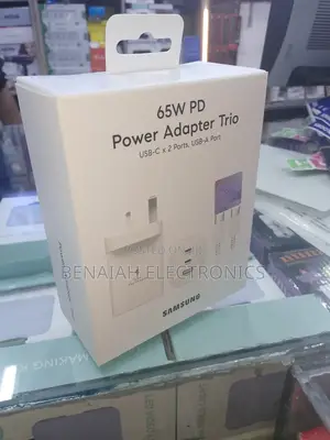 65 Watts Super Charger.65 W Pd.Power Adapter Trio
