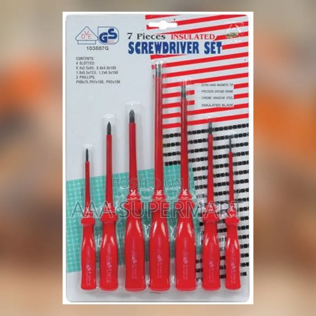 7 Piece Insulted Screwdriver Set GS8100