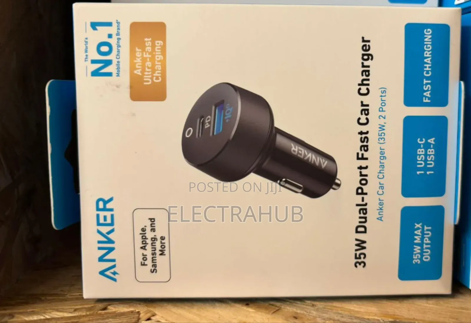 Anker Powerdrive Pd+2 35w Car Charger Brand New Sealed