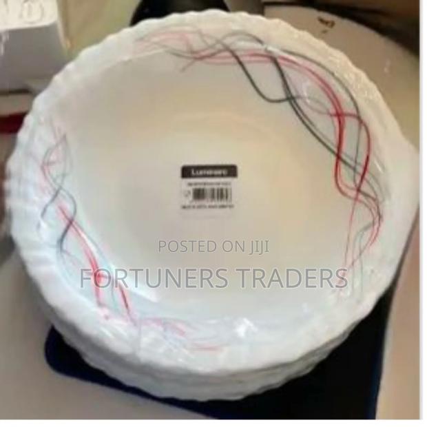 *Set of 6 Luminarc(Wolgan Red) Soup Plates