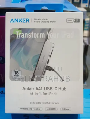 Anker 541 USB-C Hub 6-in-1 for iPad Brand New Sealed