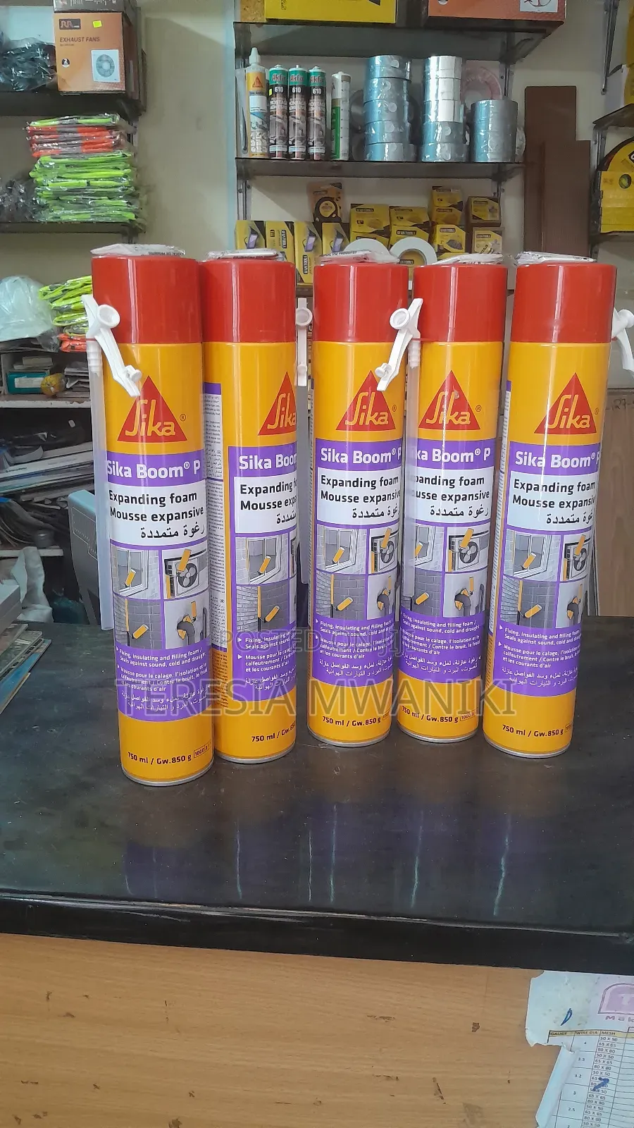 Pu Foam Sika Boom (Expanding  Foam) Mousse Expansive
