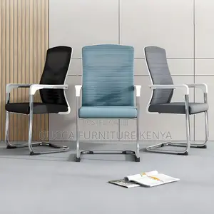 Office Chairs: Ergonomic Mesh Upholstered Mid Back Chair
