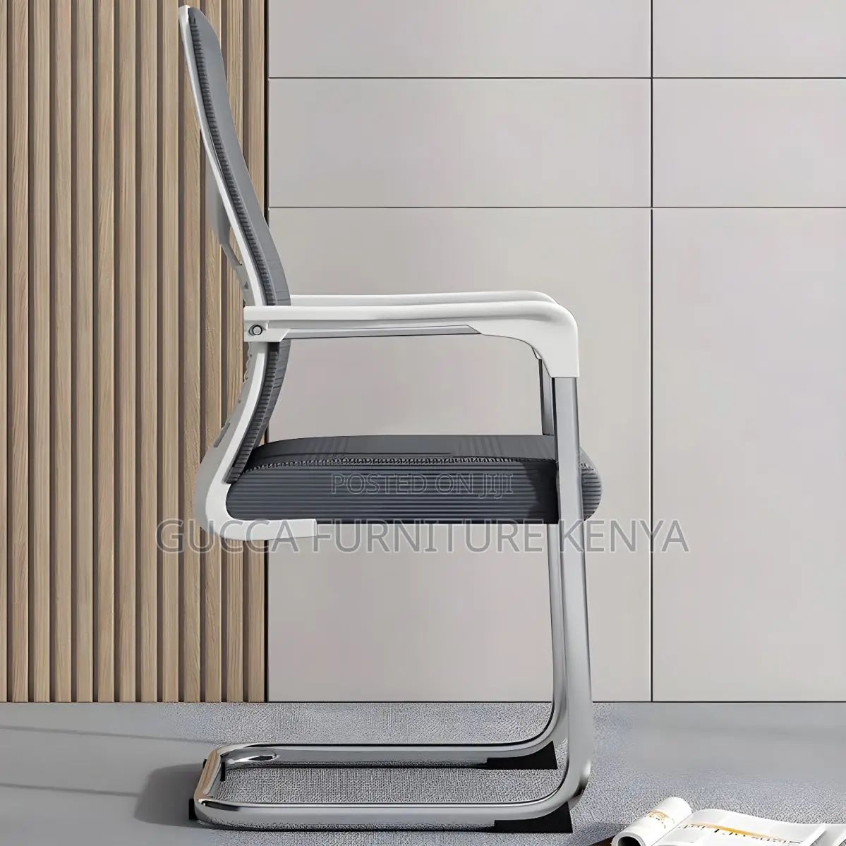 Office Chairs: Ergonomic Mesh Upholstered Mid Back Chair