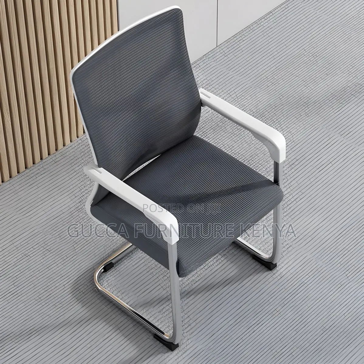 Office Chairs: Ergonomic Mesh Upholstered Mid Back Chair