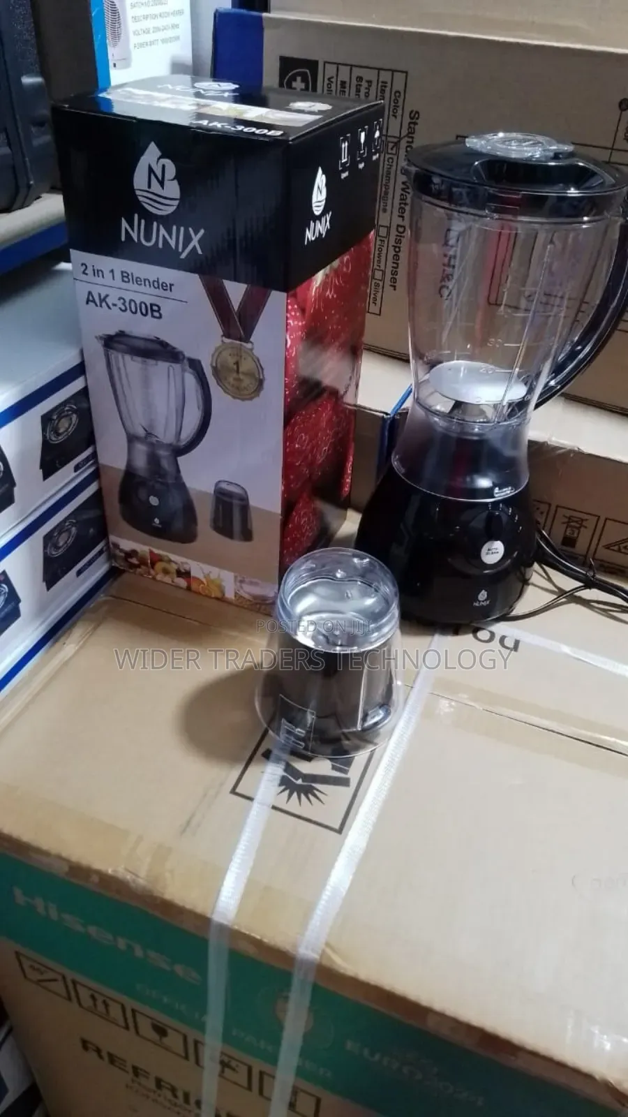 Nunix 2 in 1 Blender With Grinding Machine 1.5 LTRS Ak300b
