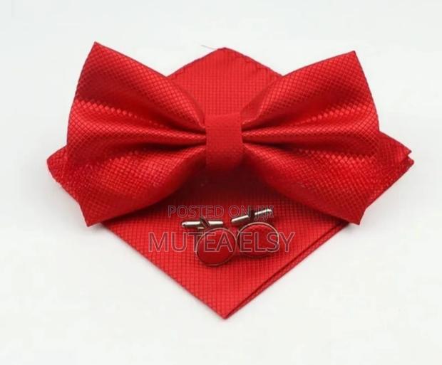 Red Maroon Normal Bowties - main view