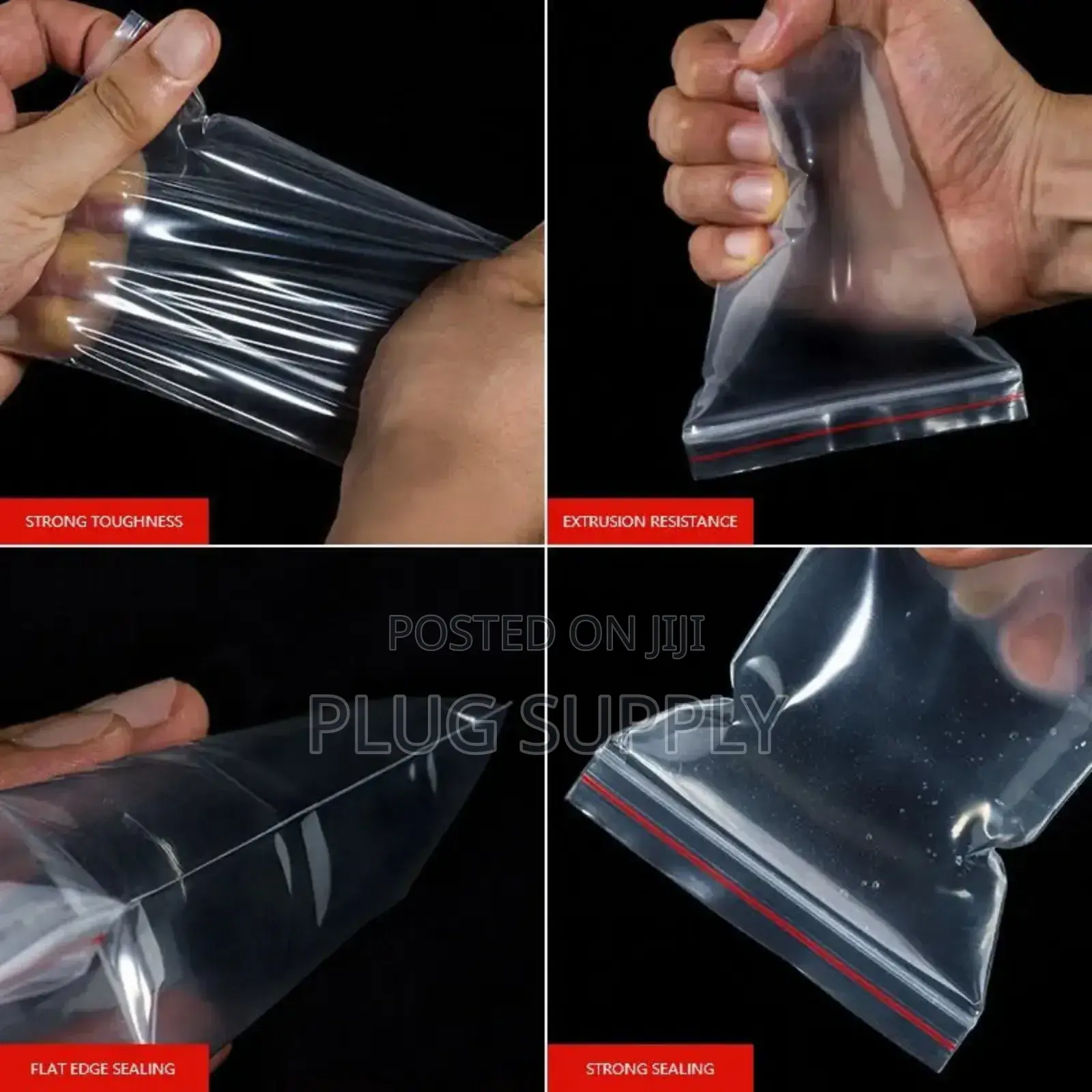 Reusable Ziplock Bags Set of 100