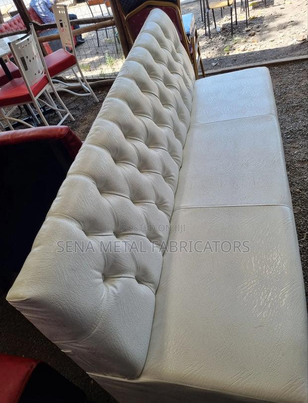 Milk White Couch for a Restaurant - thumbnail 2