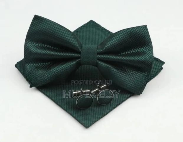 Jungle Green Forest Green Bowtie Sets - main view