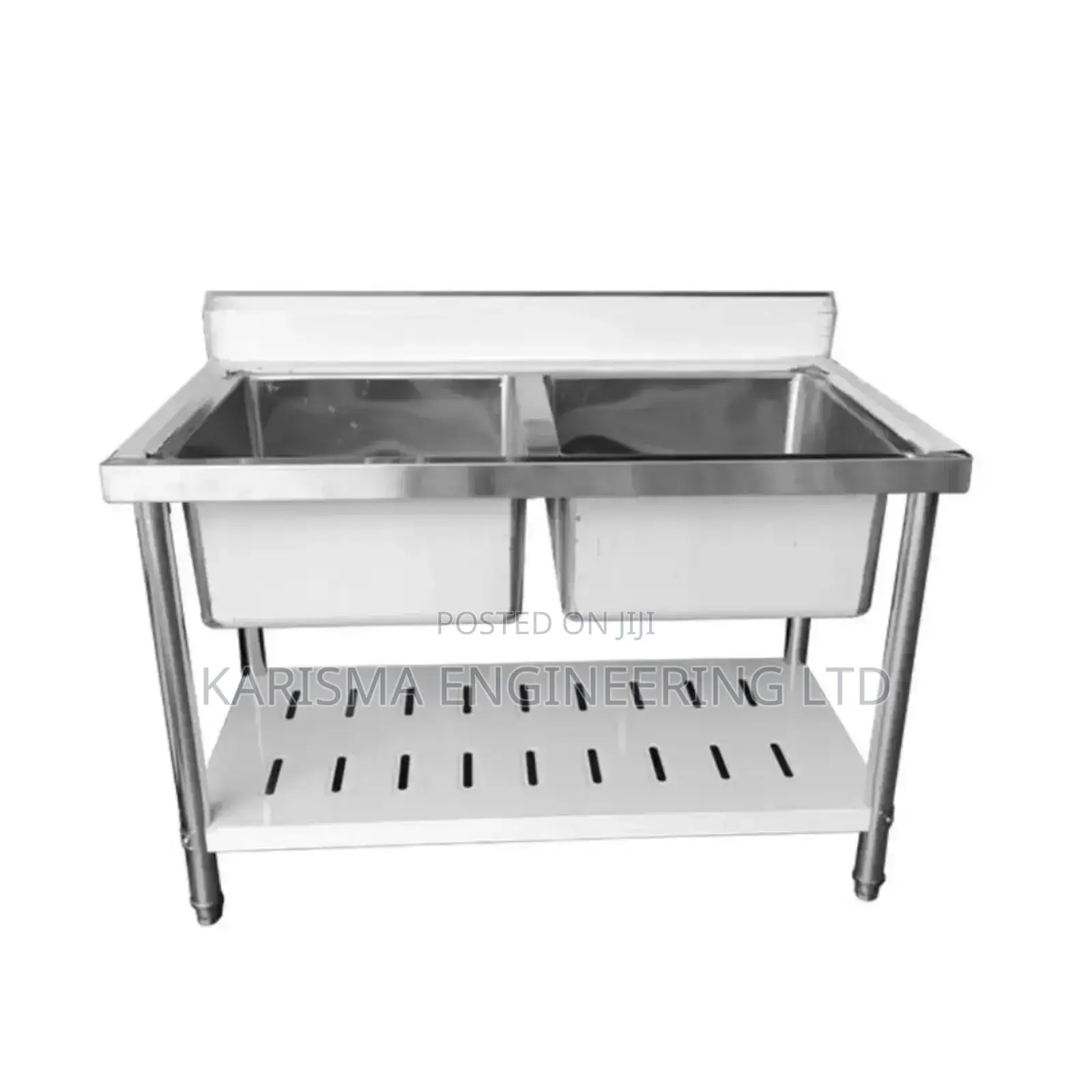 Fabricated Stainless Steel Double Sinks
