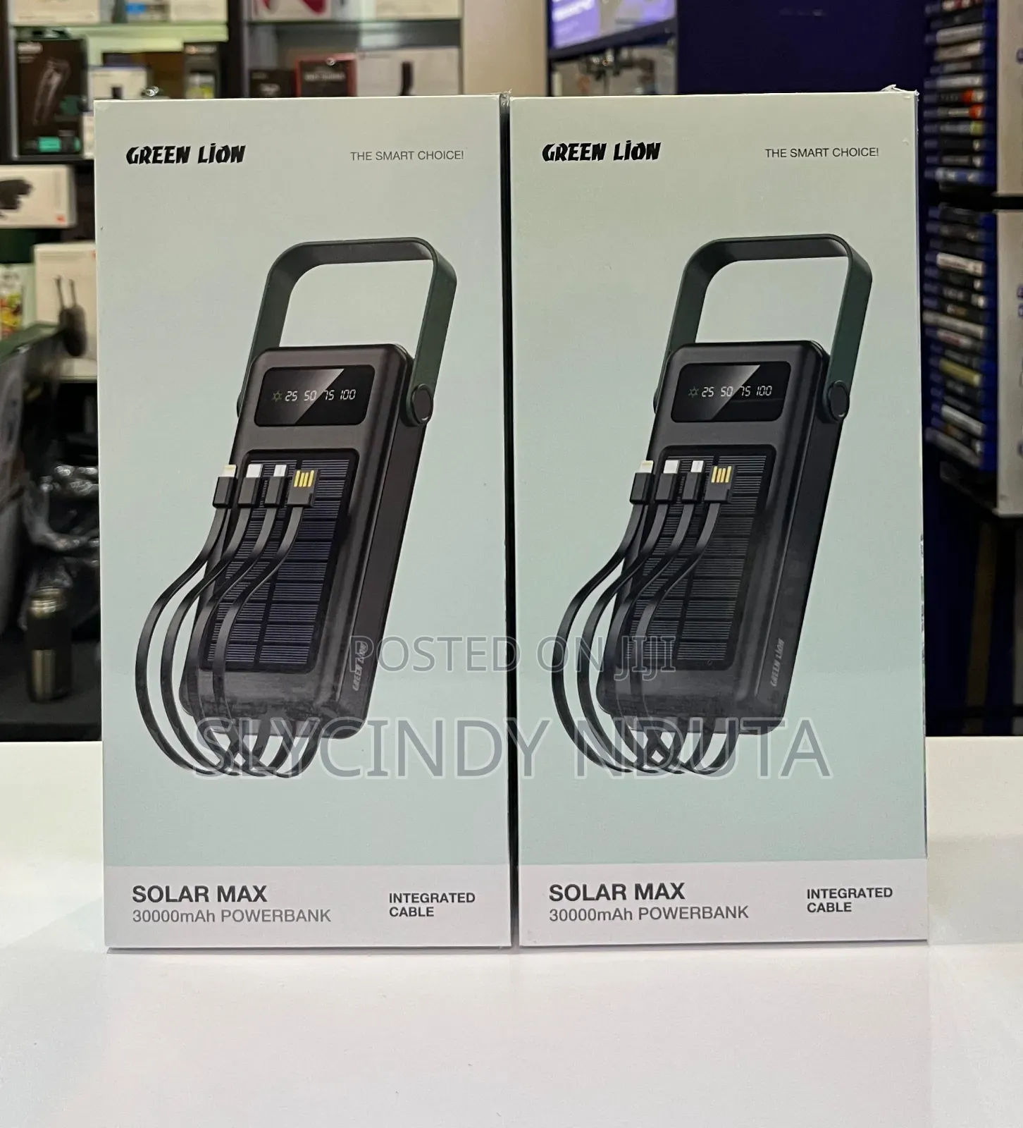 Green Lion Solar Max Powerbank 30000mah