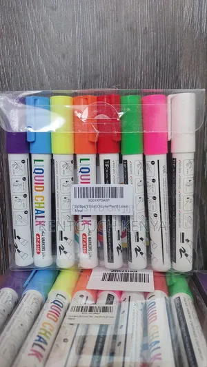 8 Chalk Markers Erasable Water Based Signs Windows Dry Erase