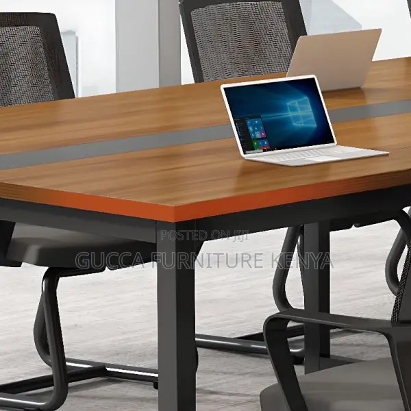 Office Tables:2400mm Engineered Wood Modern Conference Table