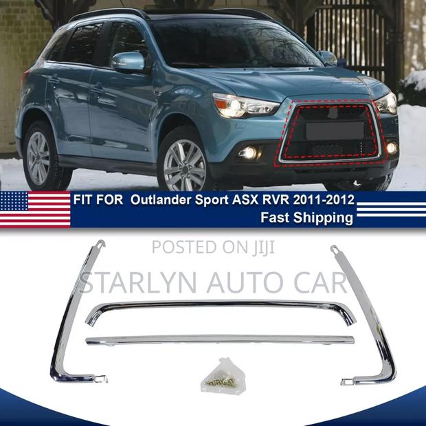Front Grill Chrome Garnish Trim for Mitsubishi RVR (2010–2012) - thumbnail 4